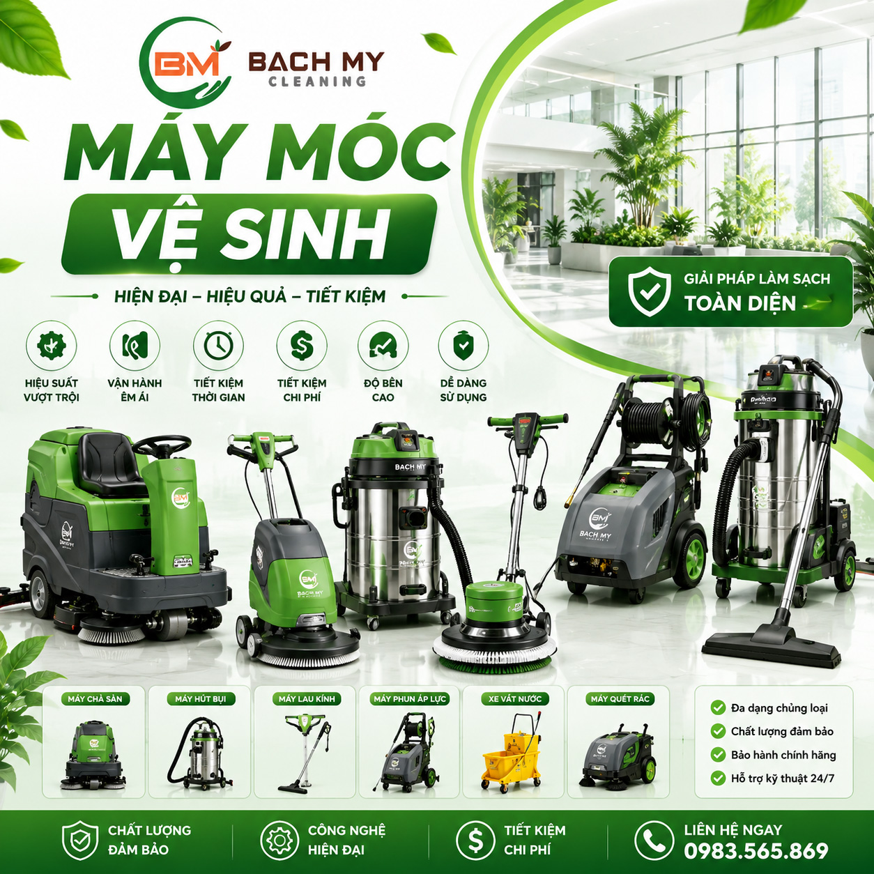 MÁY MÓC VỆ SINH