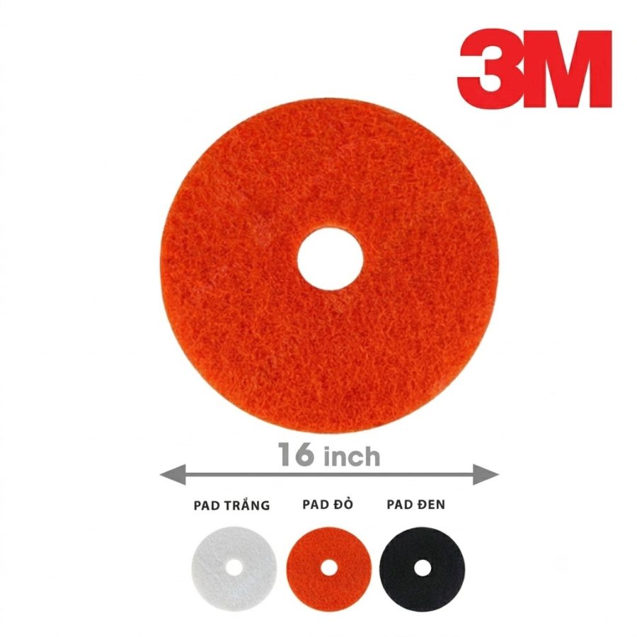 Pad Chà Sàn 3M 5100 16 Inch Màu Đỏ