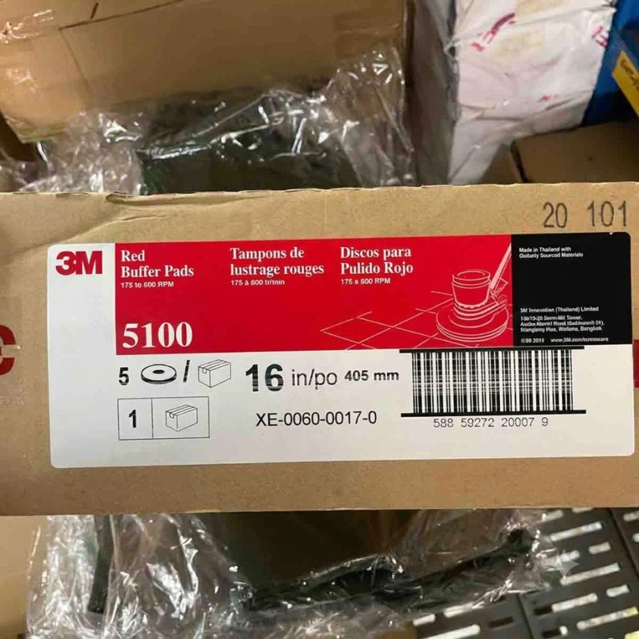 Pad Chà Sàn 3M 5100 16 Inch Màu Đỏ