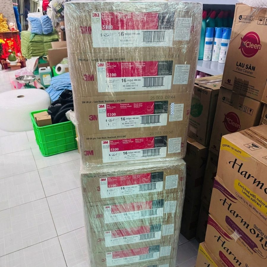 Pad Chà Sàn 3M 5100 16 Inch Màu Đỏ