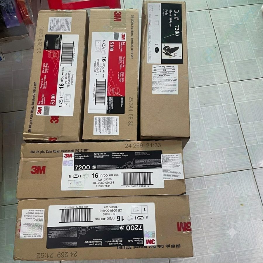 Pad Chà Sàn 3M 5100 16 Inch Màu Đỏ