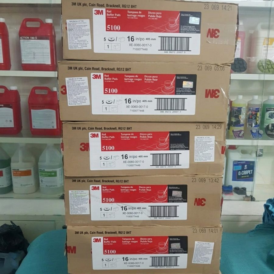 Pad Chà Sàn 3M 5100 16 Inch Màu Đỏ