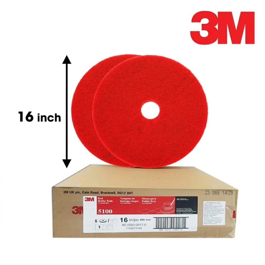 Pad Chà Sàn 3M 5100 16 Inch Màu Đỏ