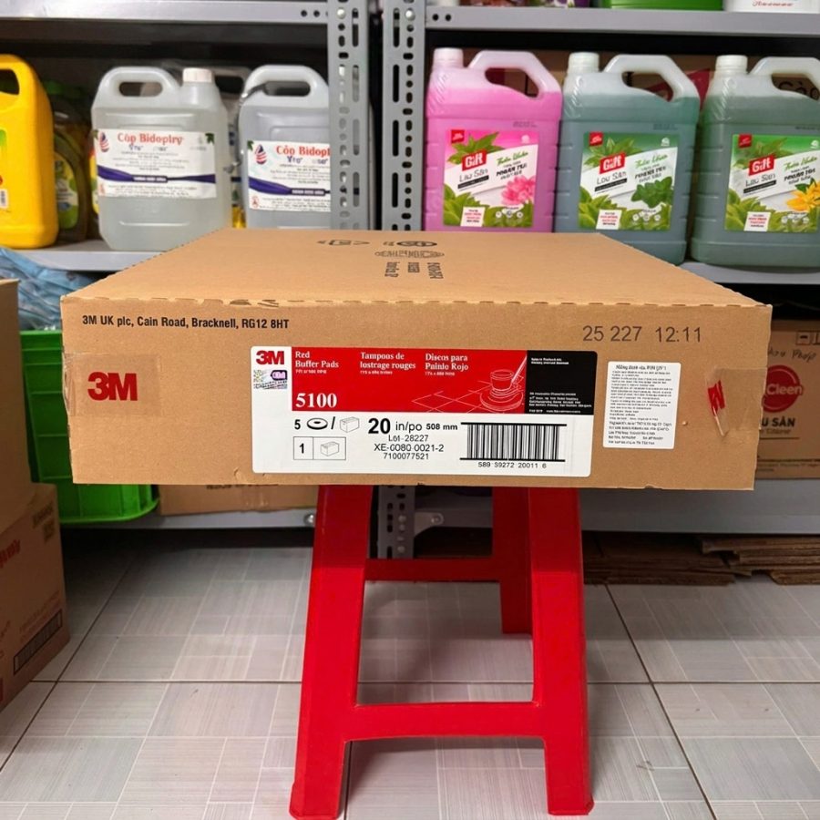 Pad Chà Sàn 3M 5100 20 Inch Màu Đỏ