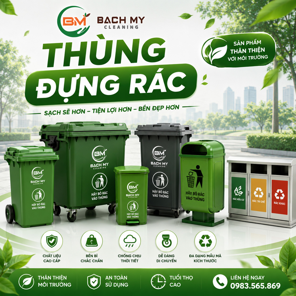 THÙNG ĐỰNG RÁC